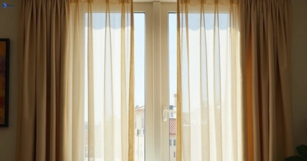 Dull dusty drapes in north-booval before professional cleaning