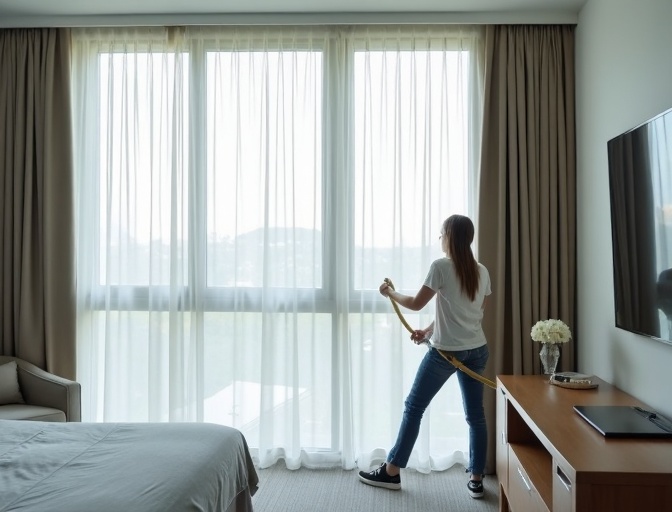North Booval Sheer Curtain Cleaning