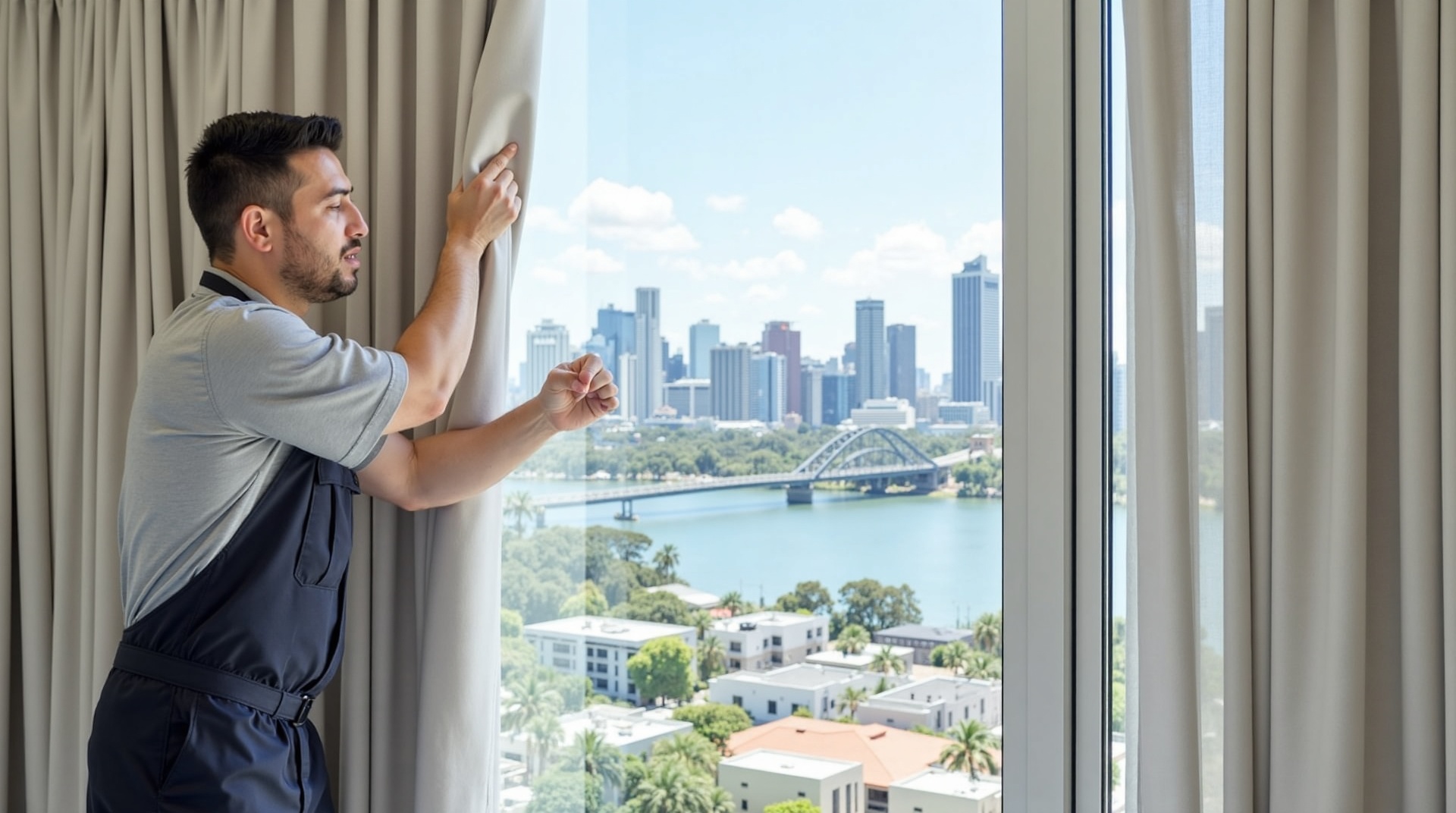 North Booval Curtain Cleaning Service
